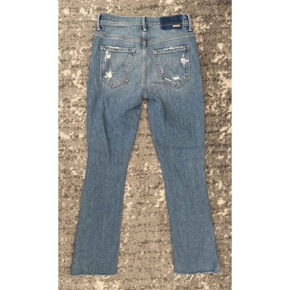 Mother Superior The Insider Crop Step Fray Jeans in Holy Melancholy Size 25 - Picture 4 of 8